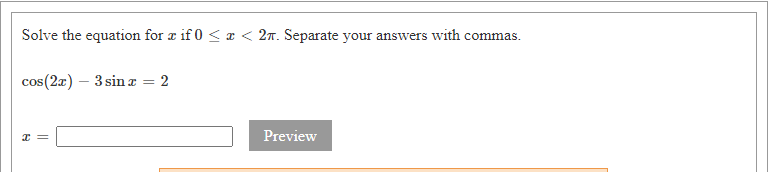 Solve the equation for 0 if 0"