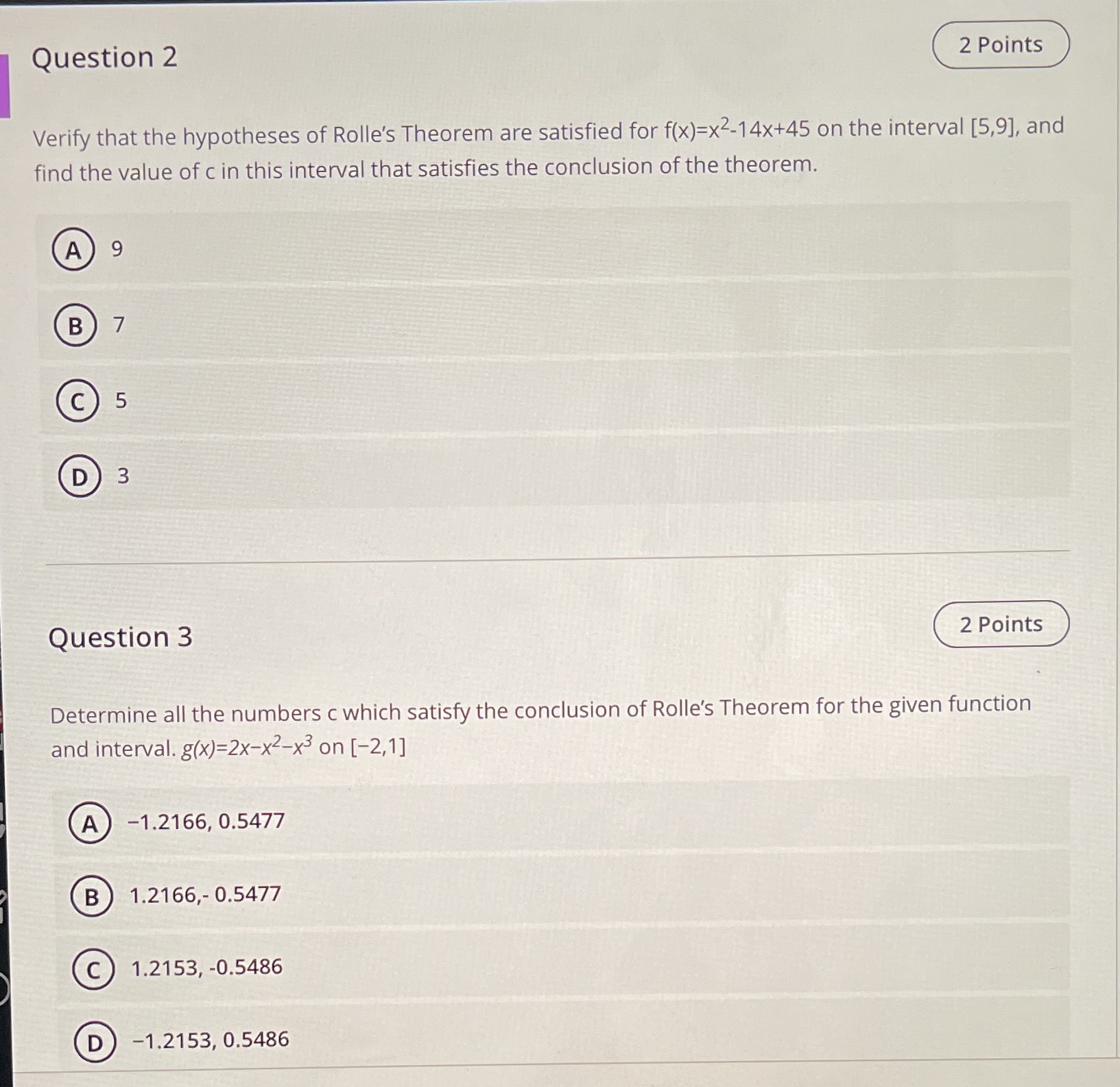 some help pls thanks Question 2 2 Points Verify that the hypotheses