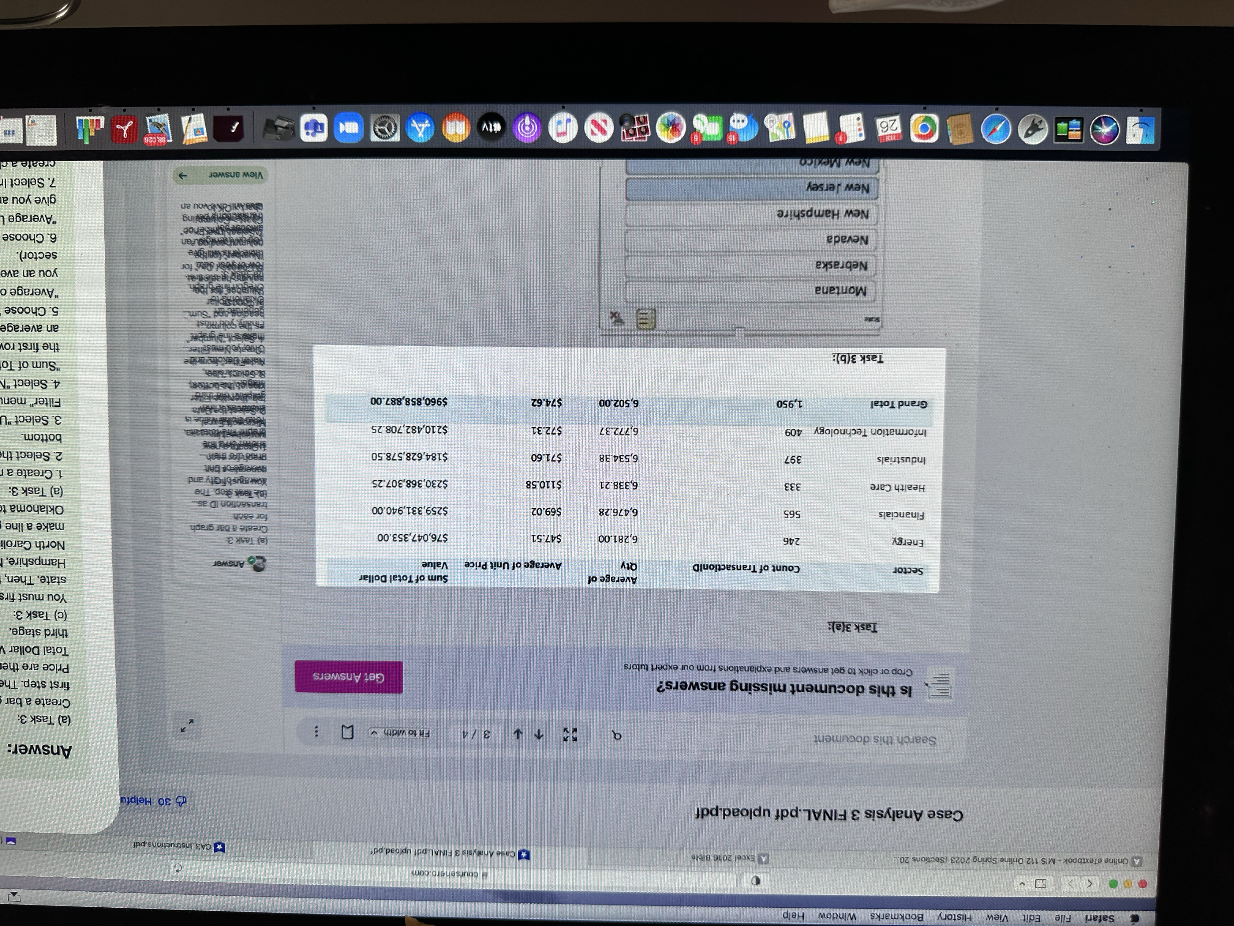 drag-and-drop the Sector field into the ROWS area. . On the Pivot