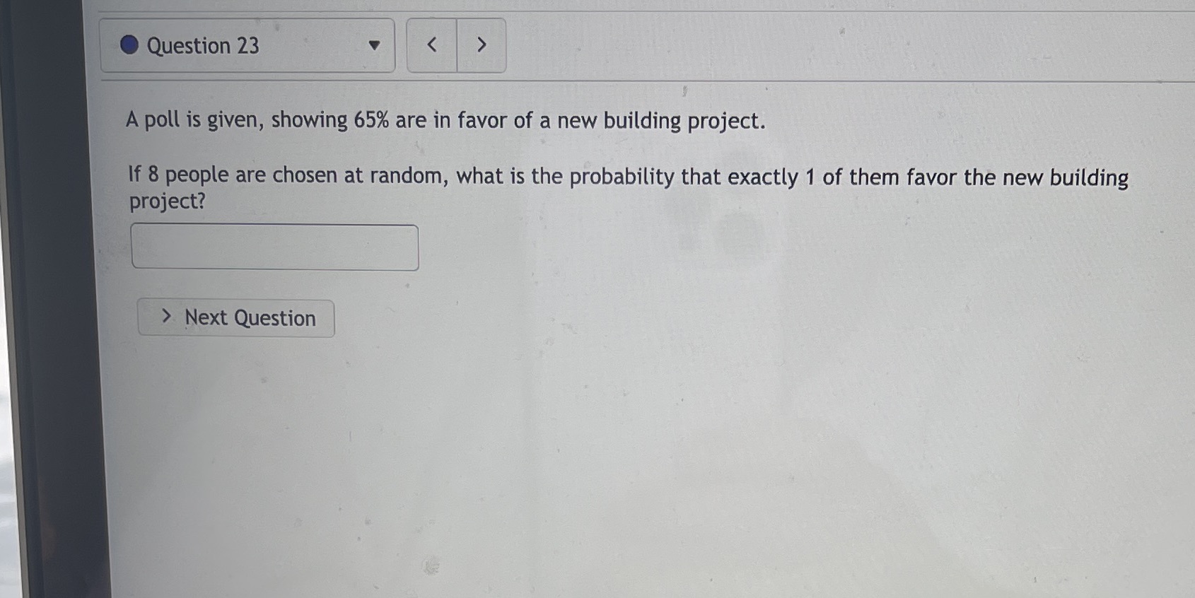 a new building project. If 8 people are chosen at random, what