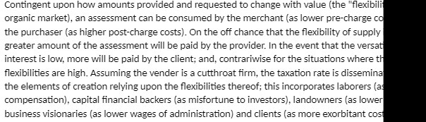 (the "flexibilit organic market), an assessment can be consumed by the merchant