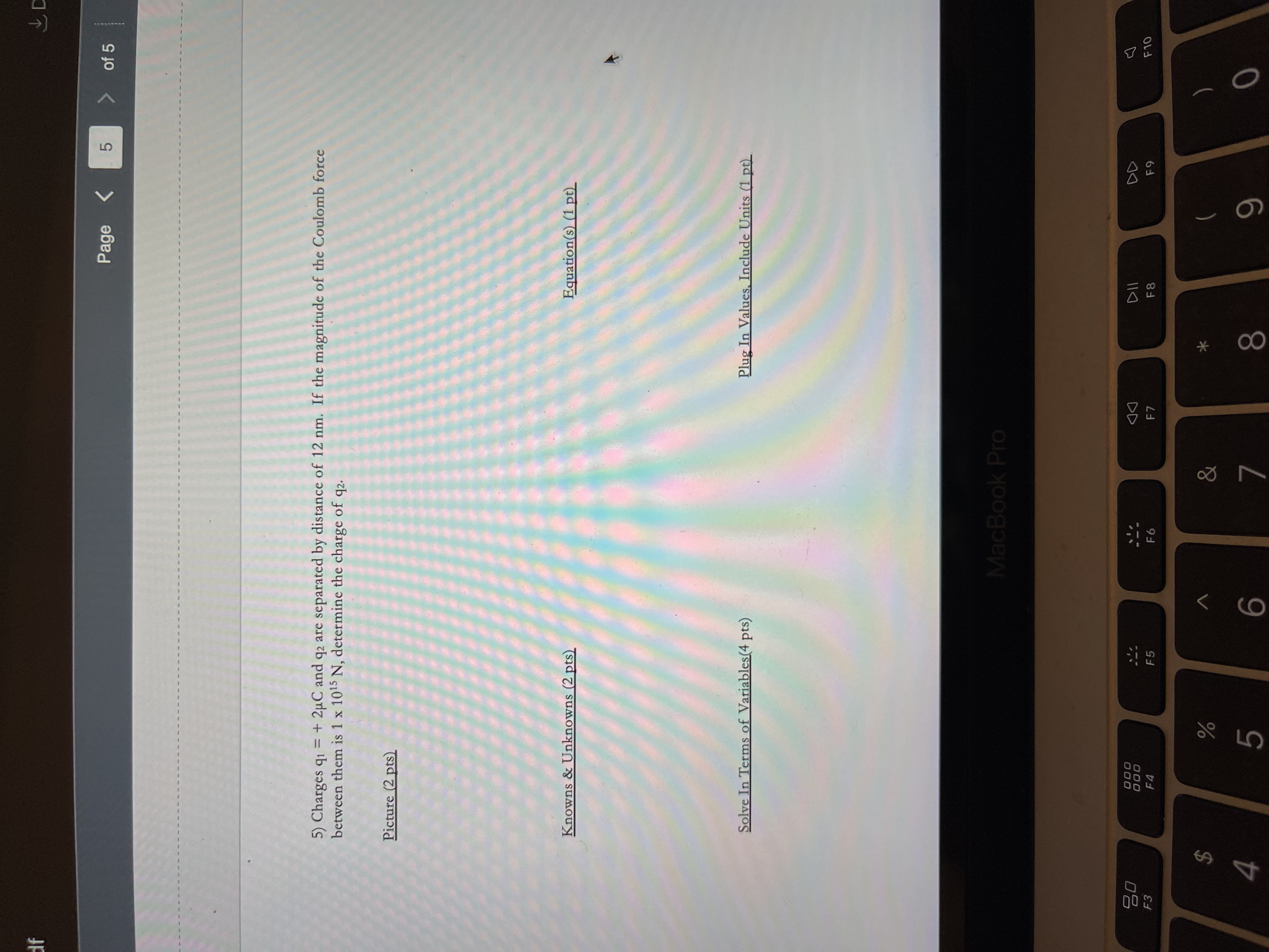 please answer with the steps there Page LO 5) Charges q1 =