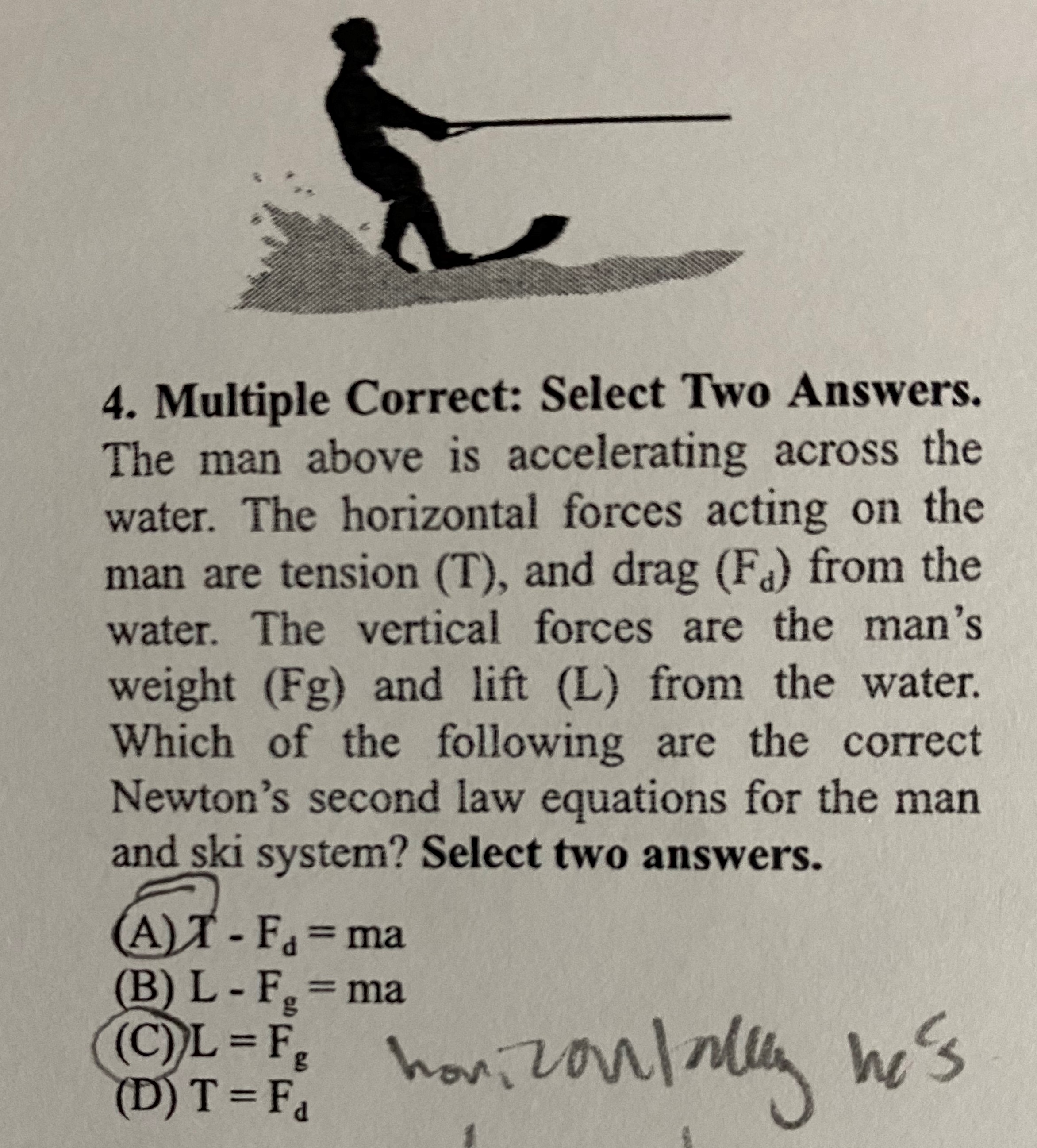 I got the answer but I need help explaining them using laws
