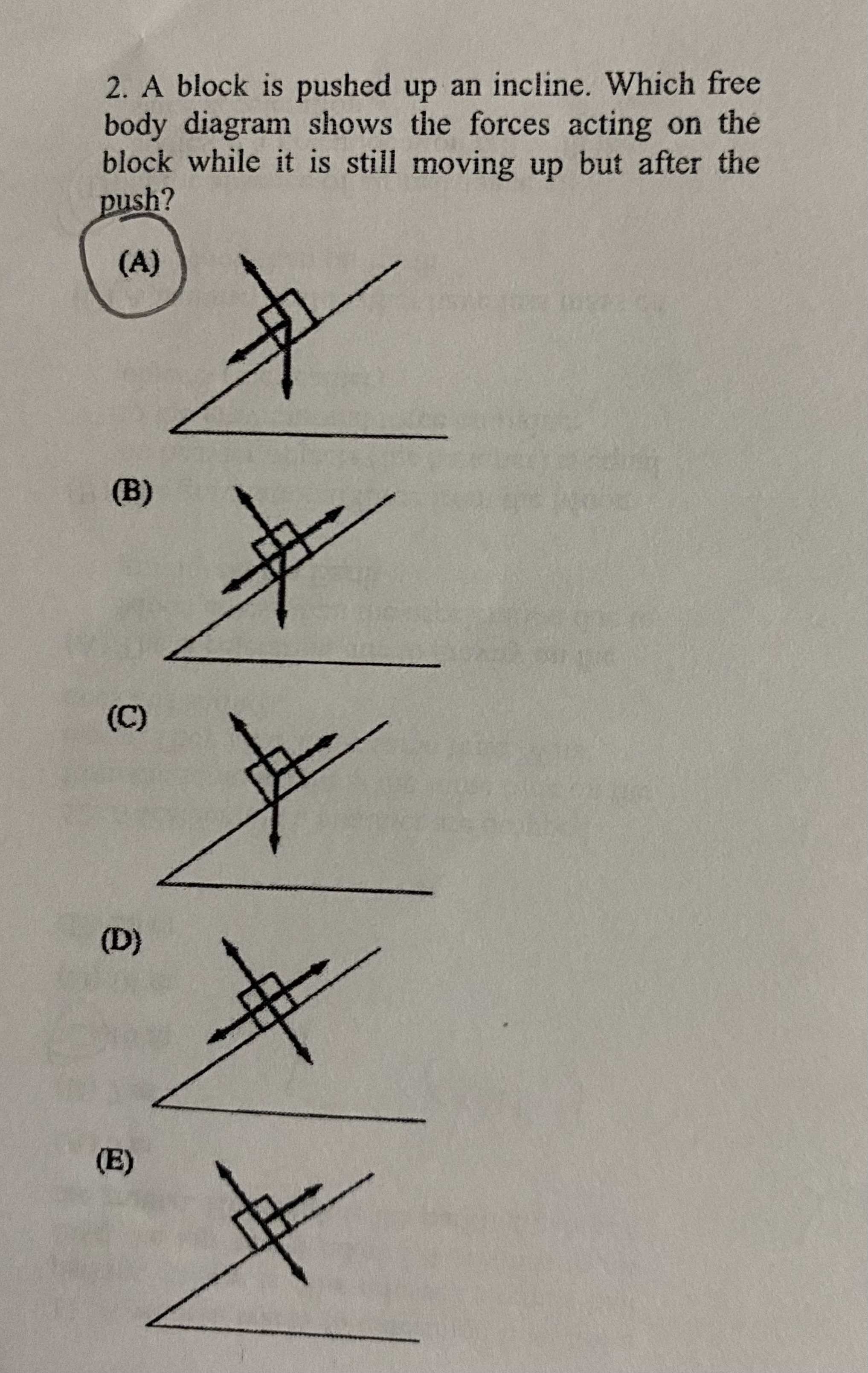 of physics and connecting that with the specific circumstances of the questions.