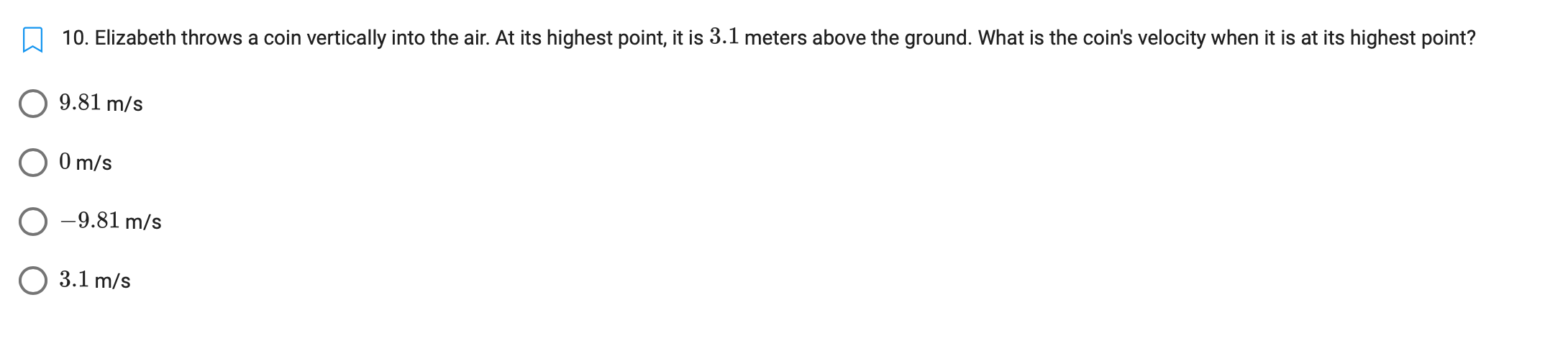 m/s2. Q It is only positive when an object is moving upward.