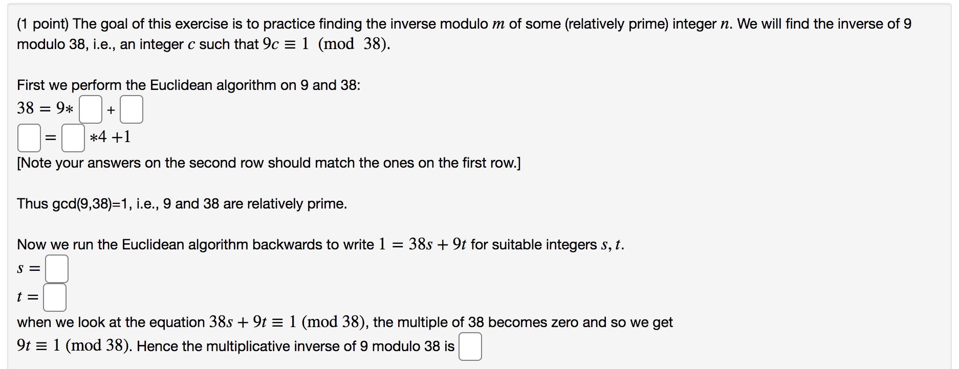  please answer these (1 point) Encrypt the message " HALT "