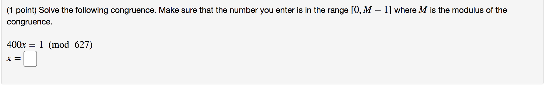 by translating the letters into numbers (via A = 0, B =