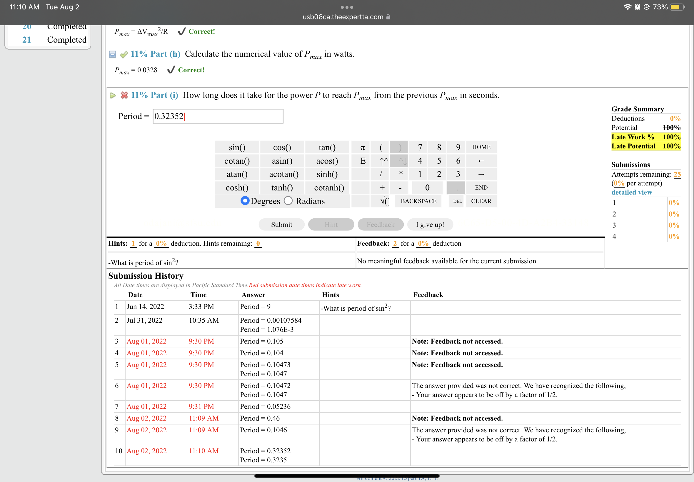 Please help out with I! (Keep in mind the answer is not