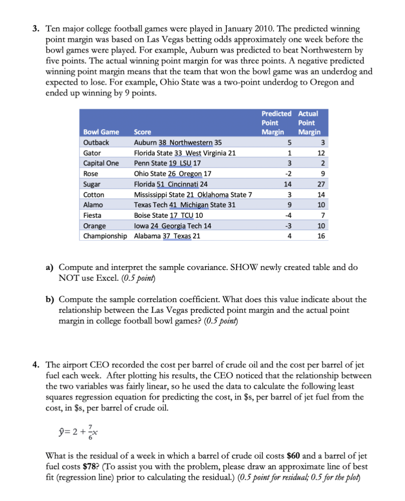 value of the associated test statistic? (0.5 point) c) What is the