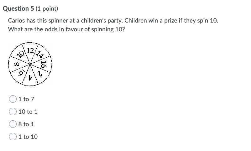 d. Thank you! Question 1 (1 point) Jacob tests 60 light bulbs