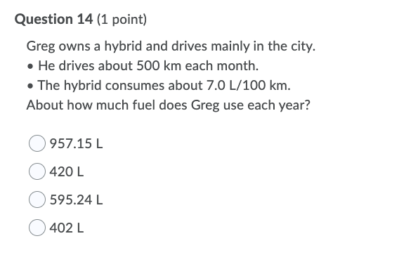 Question 3 [1 point} The duck pond at the fair has 80