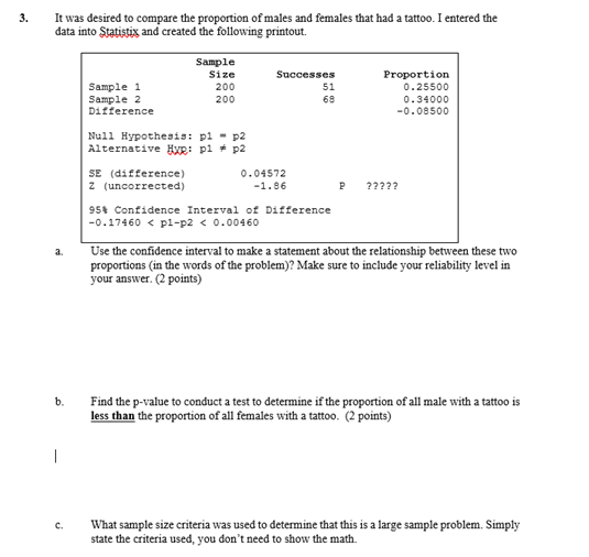 a.Use the confidence interval to make a statement about the relationship between