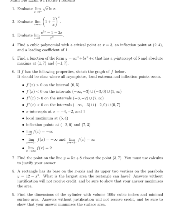 .. Sam 6 . Answers all questions please 1. Evaluate lim vilni.