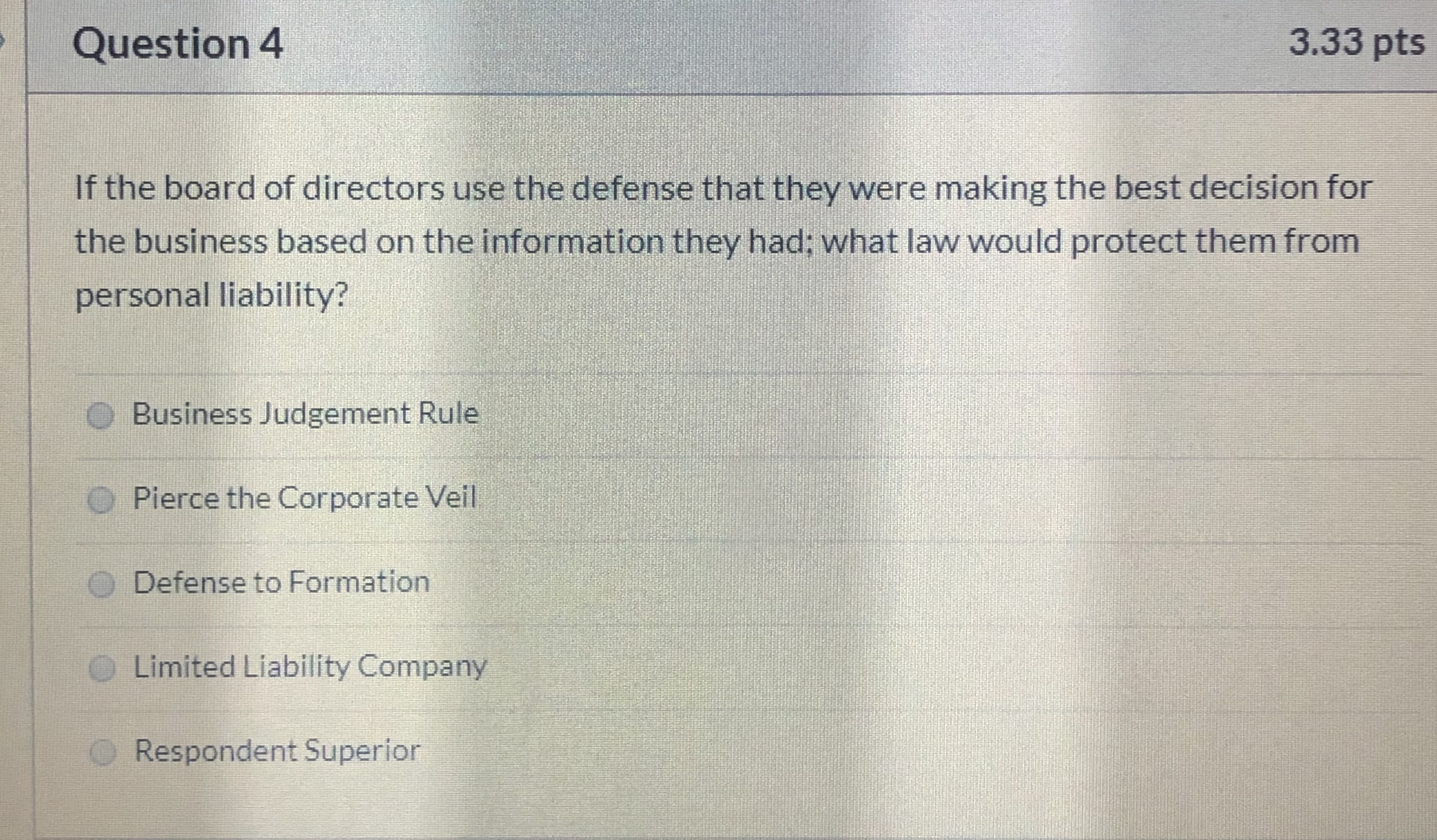 what kind of tort? O Battery Nuisance O Trespass to chattel Trespass