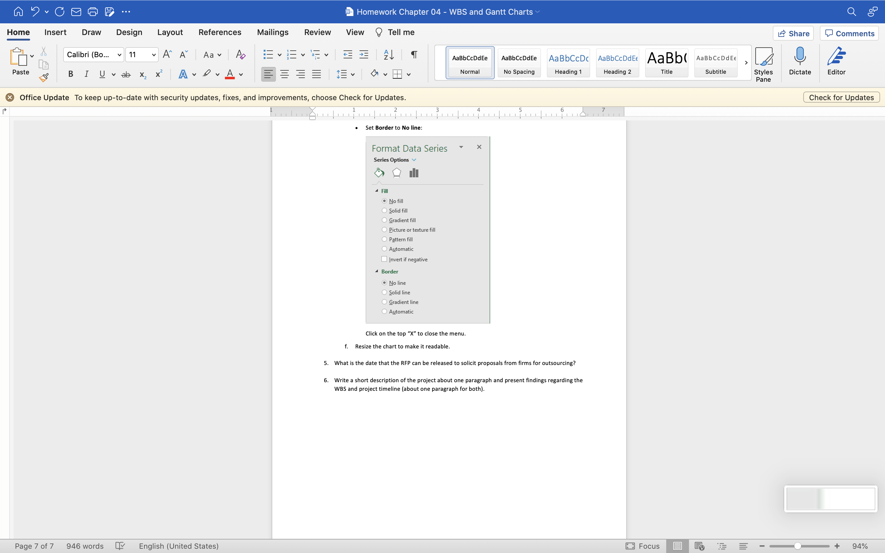 and started to identify all of the steps she needed to take