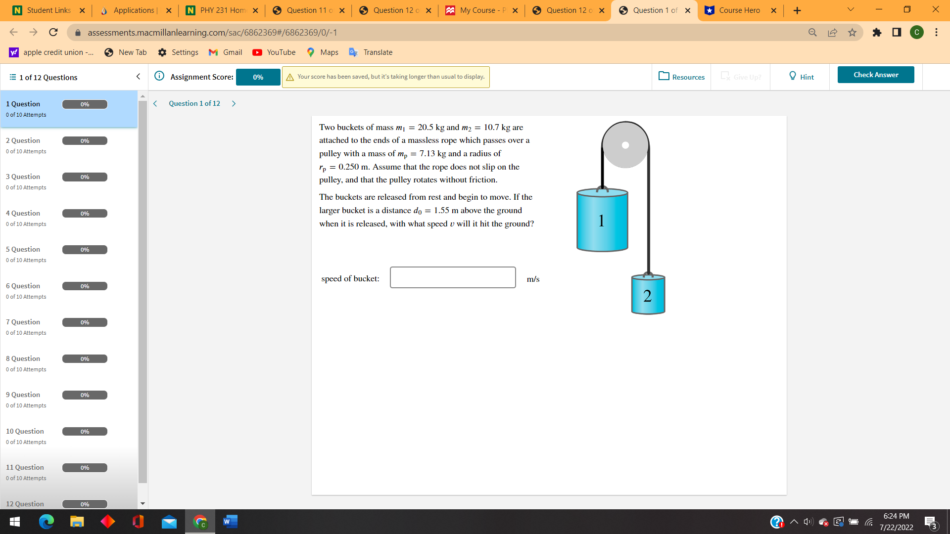 N Student Links X _ Applications | x N PHY 231