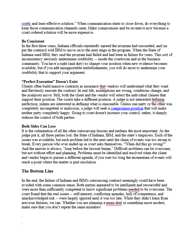 a mere summary of a successful project. Consider an engineer who is