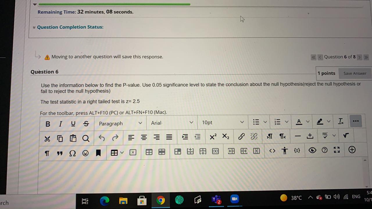another question will save this response. > Question 6 1 points Save