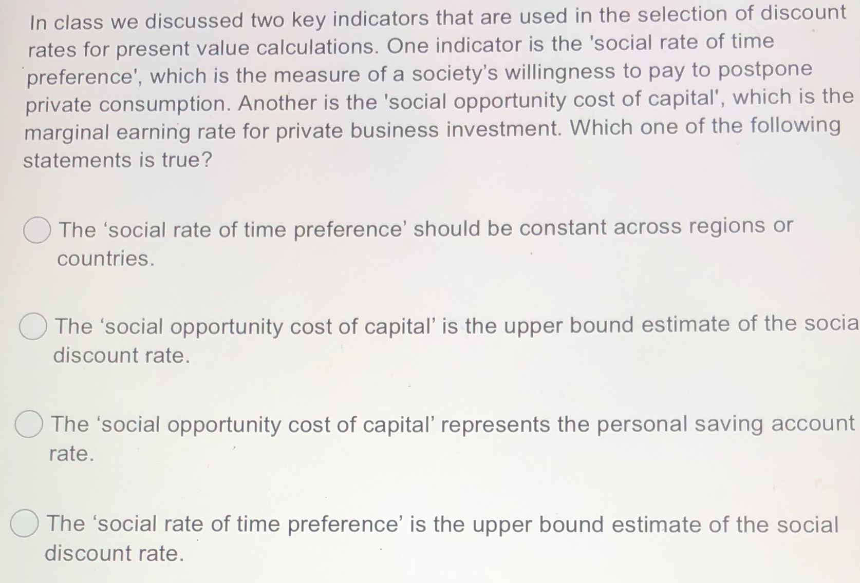 Fare 2700 In class we discussed two key indicators that are used