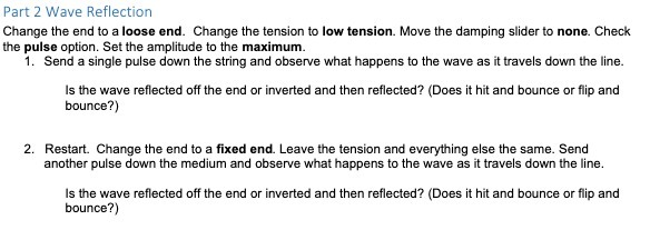 Change the tension to low tension. Move the damping slider to none.