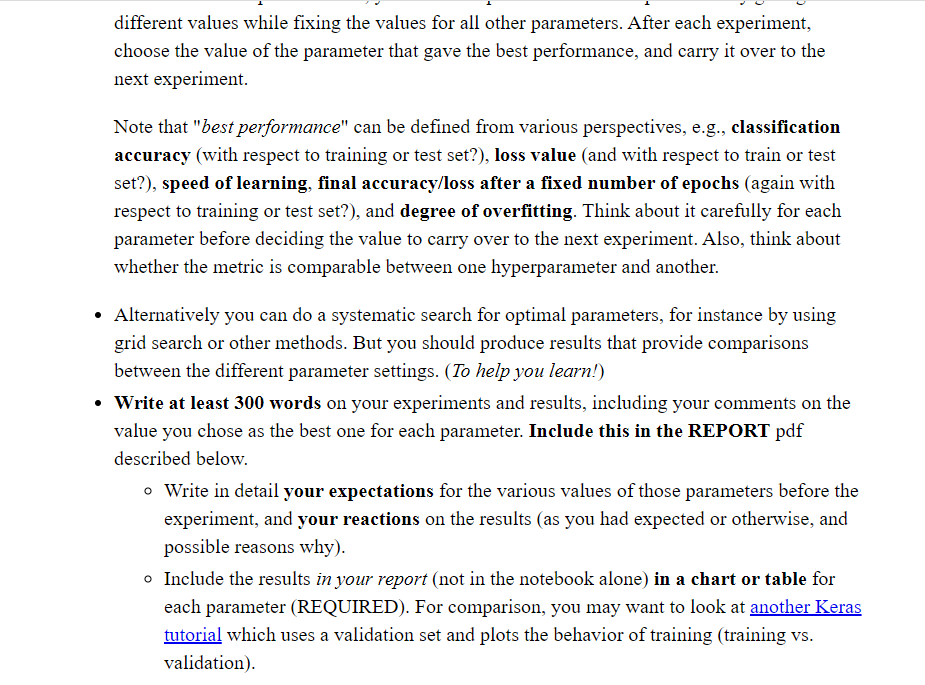 different types of images. 4.1 Preliminary notes: - You can run the
