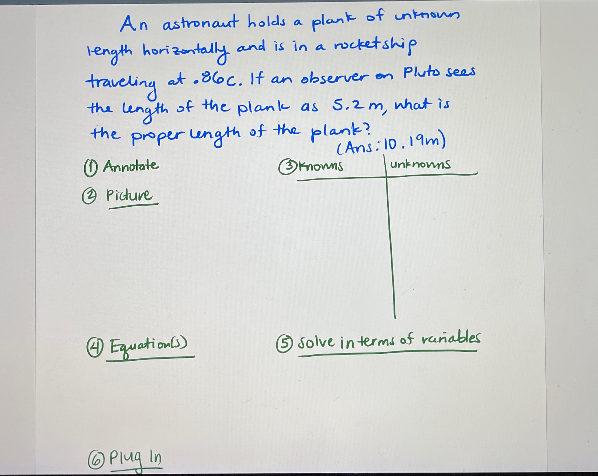 Please answer and use the 6 steps thats being asked in a