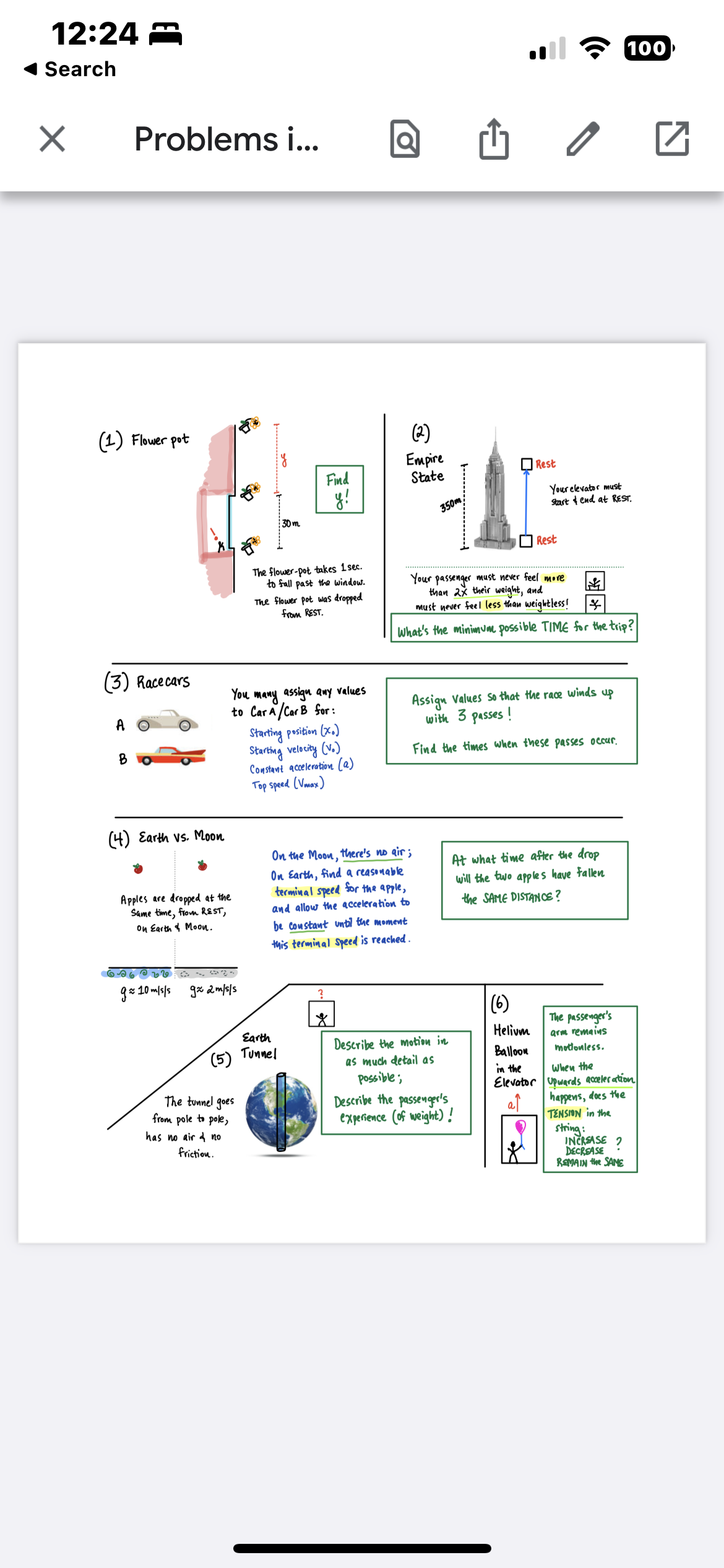  12:24 Search 100 X Problems i... (1) Flower pot (2) Empire