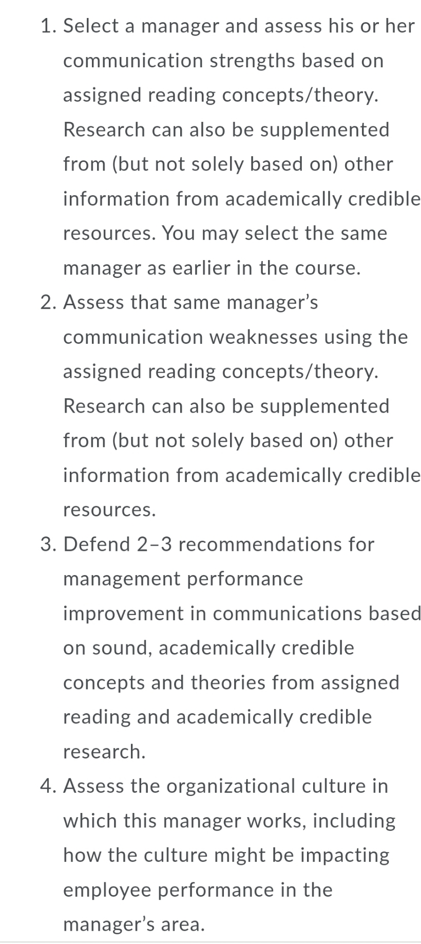 list the references no older than 5 years 1. Select a manager