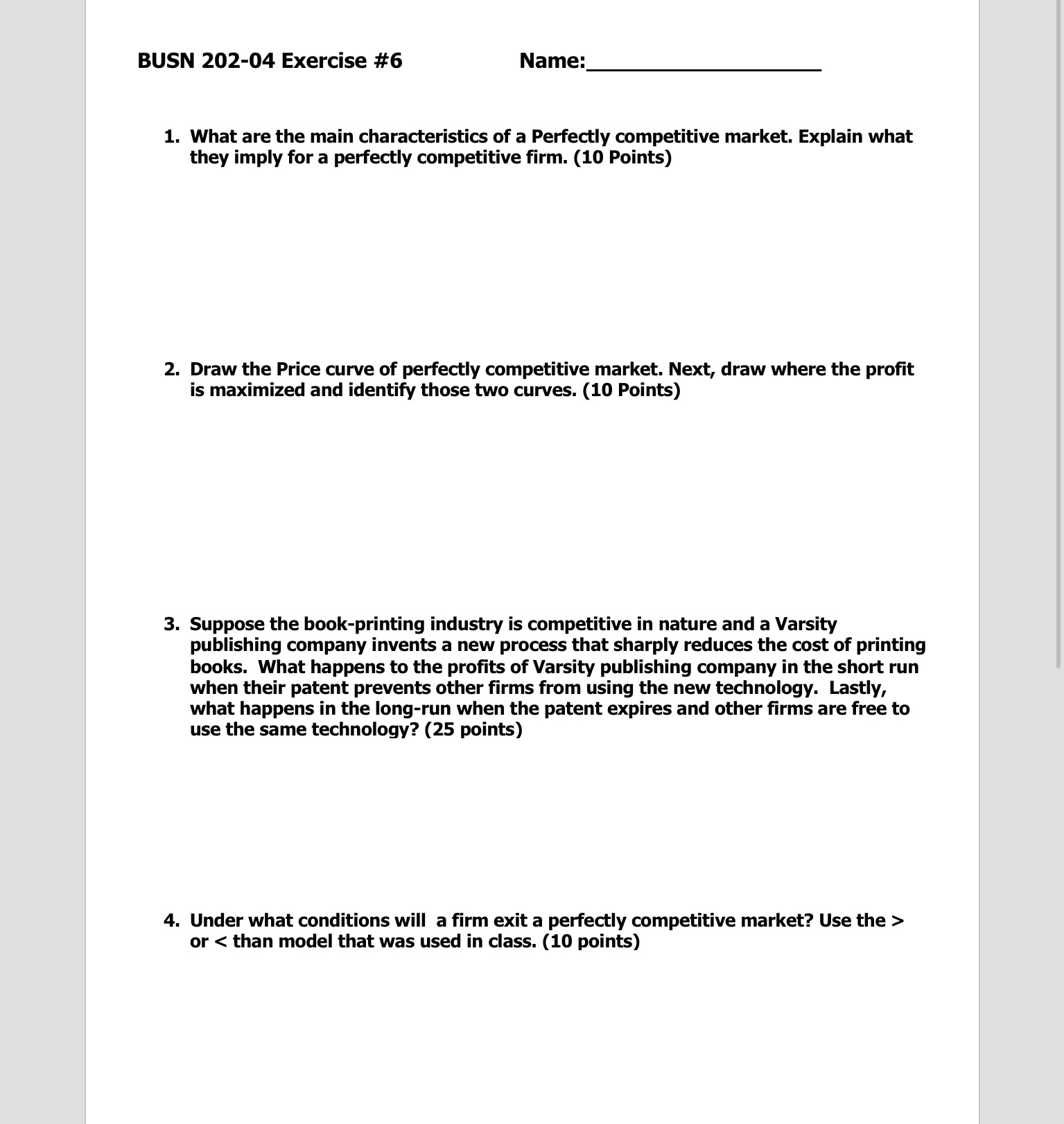 Please answer the questions and make sure it makes sense and easy