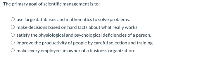 problems. O make decisions based on hard facts about what really works.