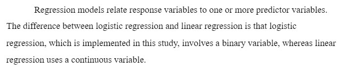 The difference between logistic regression and linear regression is that logistic regression,
