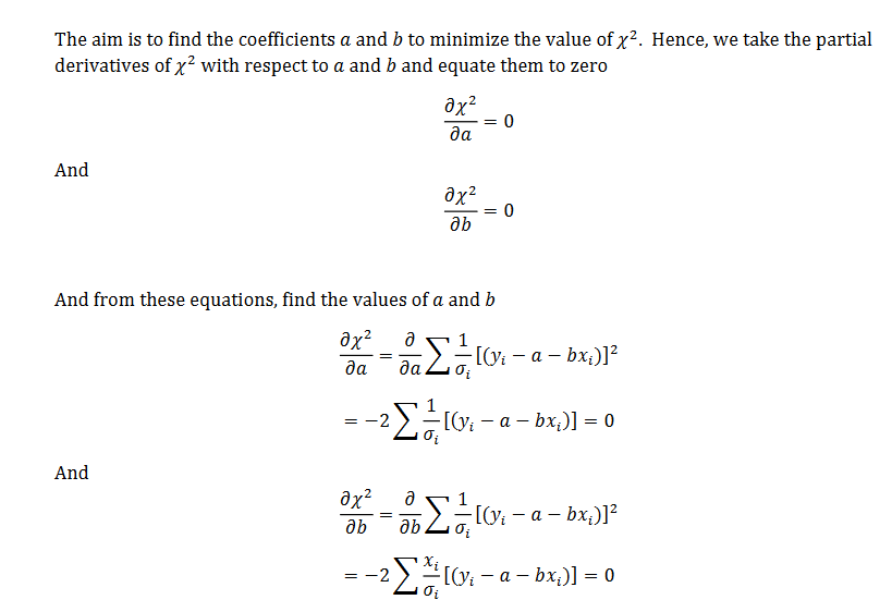 experiment, was to take a number of readings of a single variable