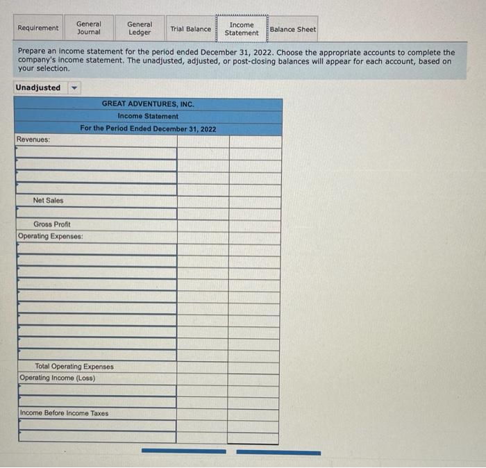 in the 'General Journal' tab. Review the 'General Ledger' and the 'Trial