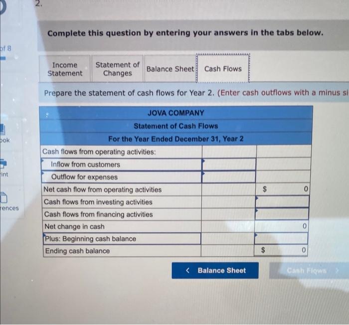 year of operation: 1. Issued $23 , 000 of common stock for