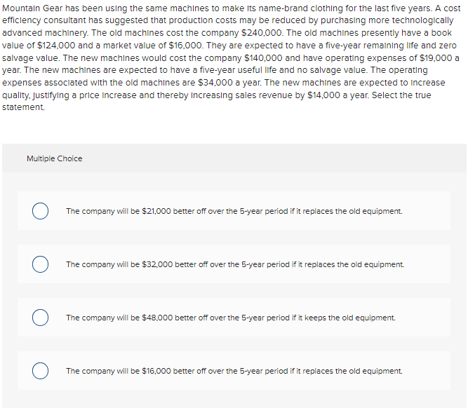  Mountain Gear has been using the same machines to make its