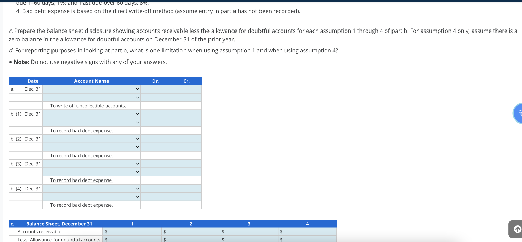 Inc. show the following. 1. $324 , 000 in sales revenue for
