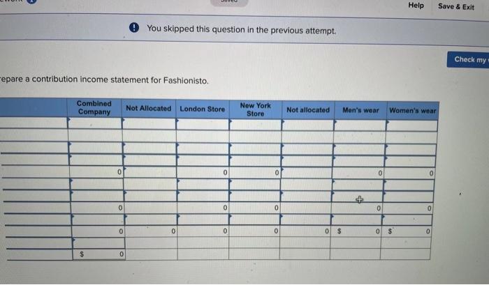 stores and the two departments of the New York City store: Total