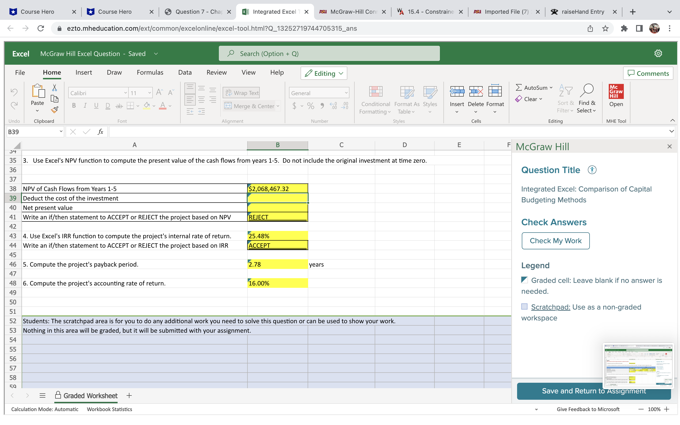 Chapter 11 HW i Saved Help Save & Exit Submit Check my