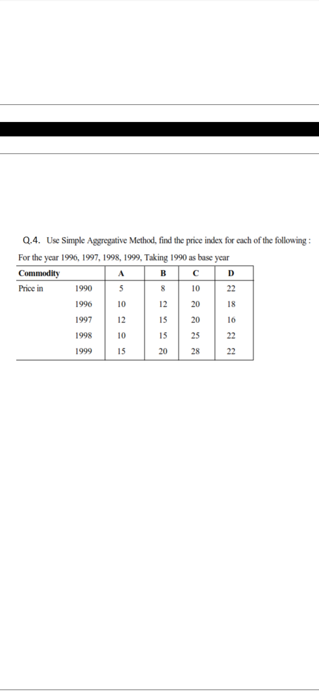 Plase help me get answer for this. Its very important Q.4. Use