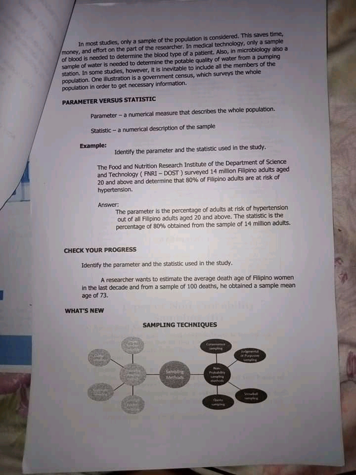 a representative of the population that is selected for a specific purpose.