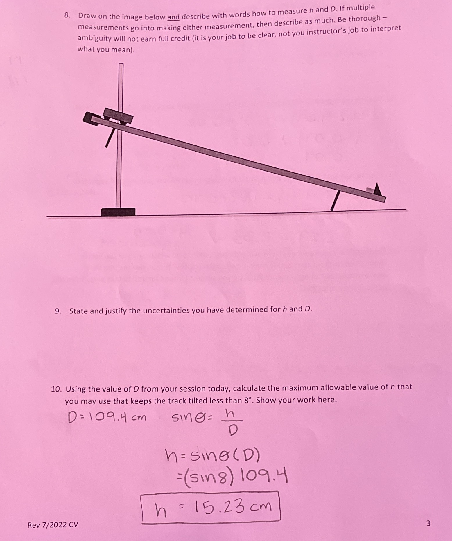 please answer 8 and 9 with good explanations since i am having