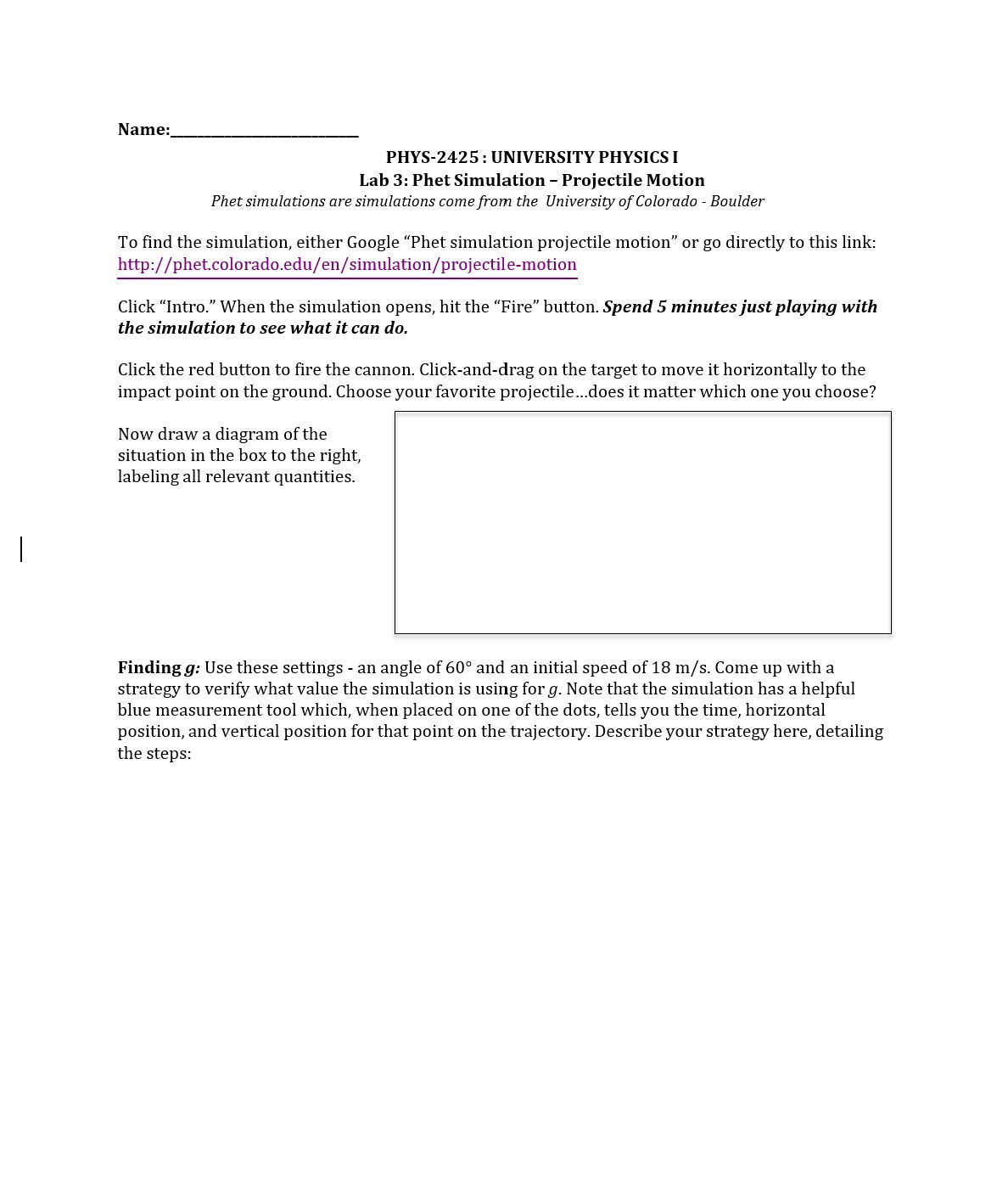 fire the cannon. Click-and-drag on the target to move it horizontally to