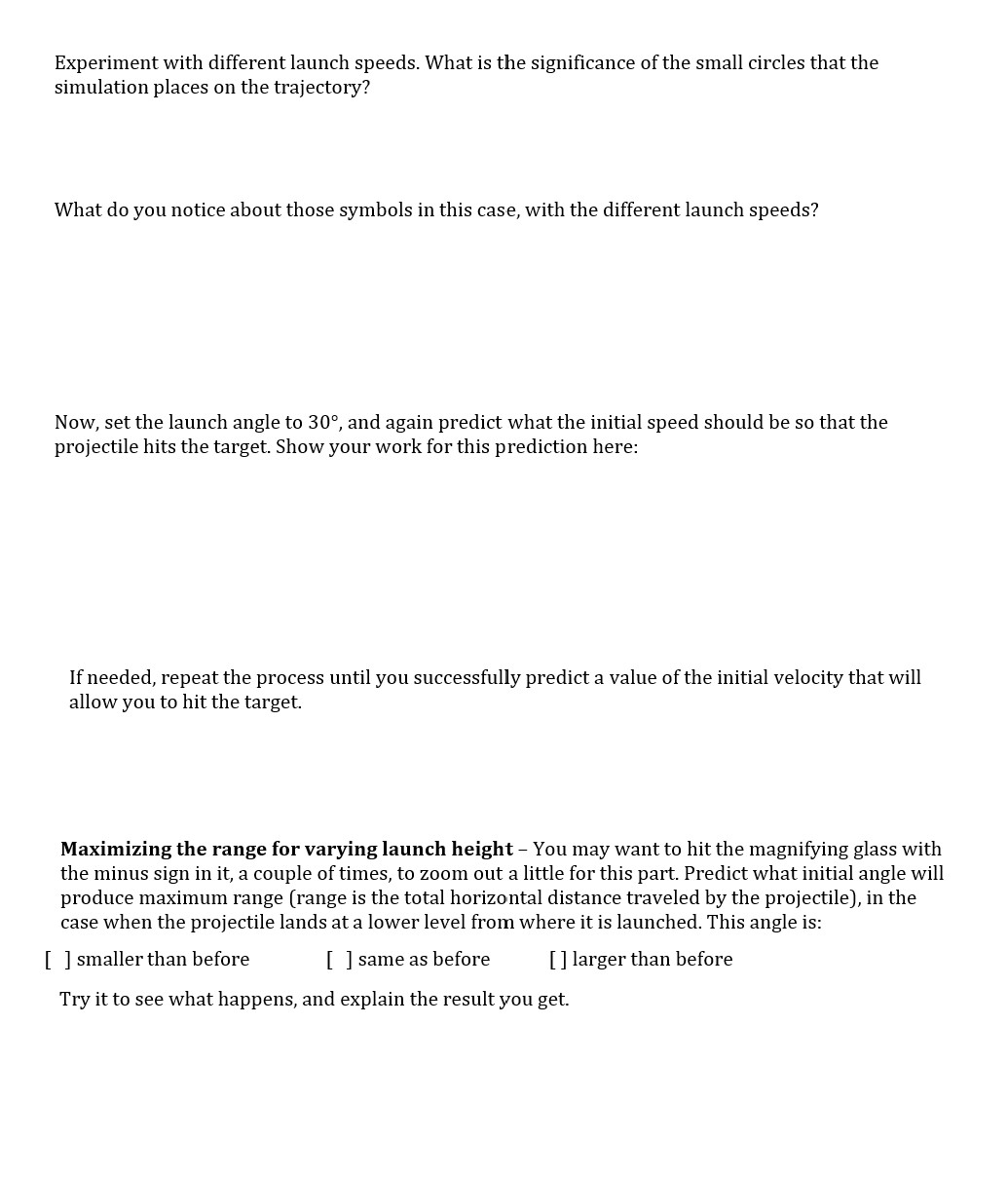 18 m/s. Come up with a strategy to verify what value the