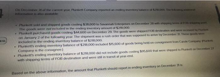  information il afiso avatabte The goods were not included in the