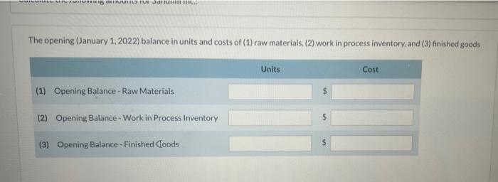 beginning of the process, and conversion costs are incurred uniformly throughout the
