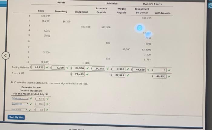  1 2 3 S 6 7 Check My Work Cash 8