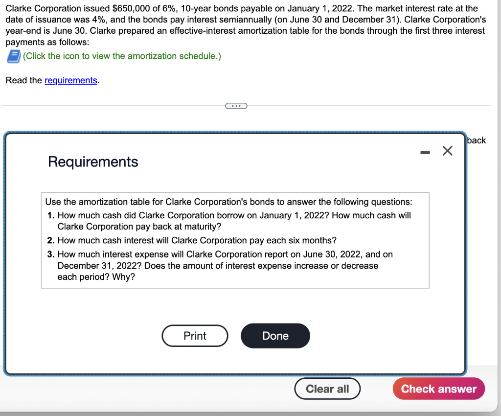 -year bonds payable on January 1,2022 . The market interest rate at