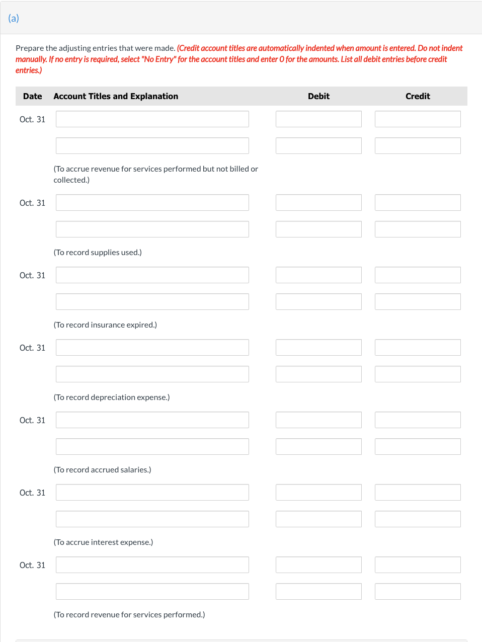 October 31, 2024, which is the end of its fiscal year, are