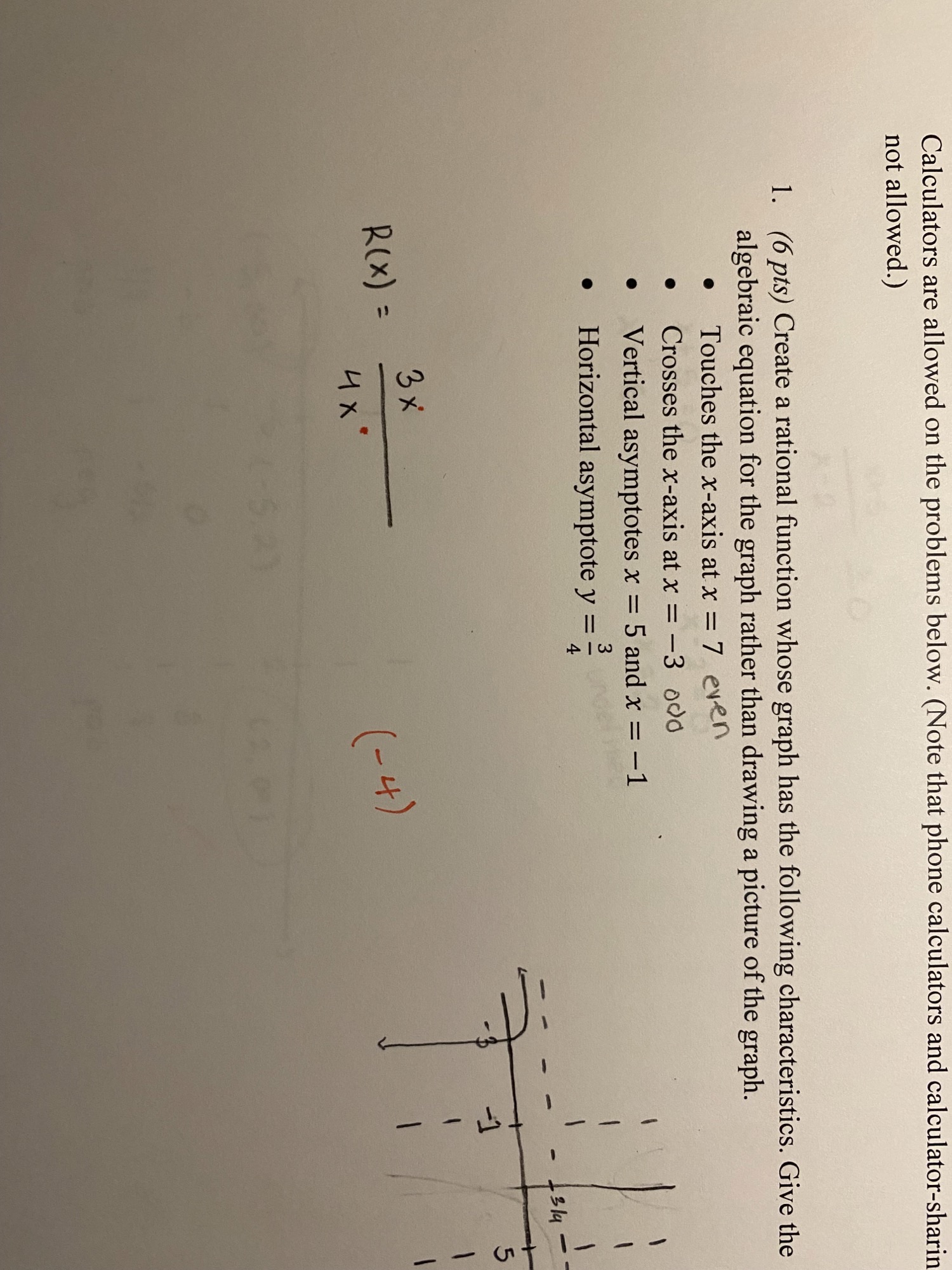 Calculators are allowed on the problems below. (Note that phone calculators