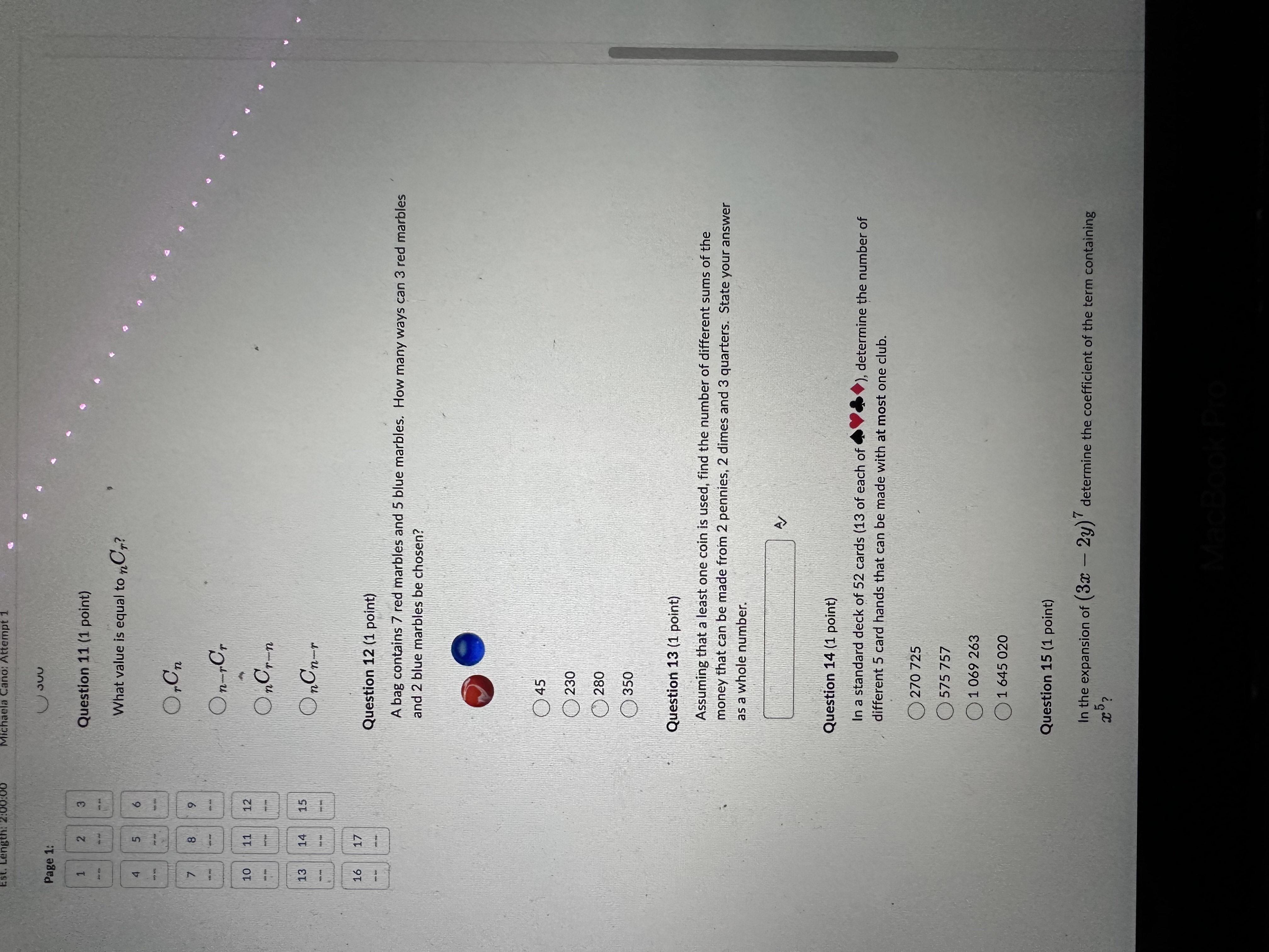 equal to n Or? 6 Or Cn 8 9 iv On- CT